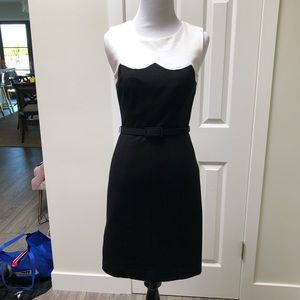 Trina Turk sleeveless black/white dress